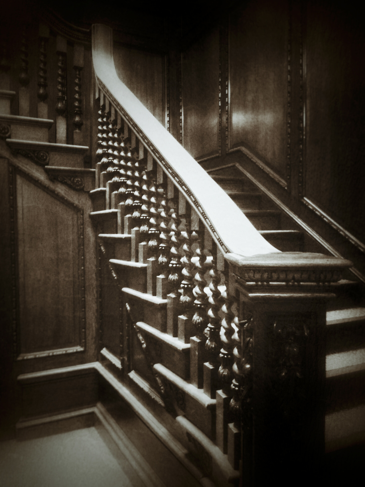 Hursley House staircase.